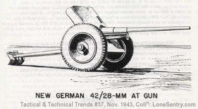 Lone Sentry: New German 42/28-mm AT Gun (WWII Tactical and Technical ...