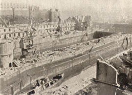 [29th Infantry Division: harbor ruins Brest]