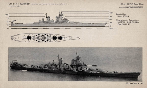 BB 61 USS Iowa (Iowa Class)